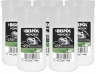 Lampiony i znicze - ZESTAW Wkłady do zniczy parafinowe BISPOL P165 45H 5szt. + Zapałki DABSTER_PL 38szt. - miniaturka - grafika 1