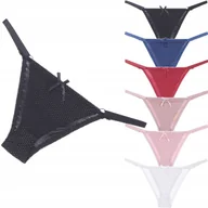 Majtki damskie - Orirose KOMPLET MAJTKI FIGI tangi damskie SATYNOWE - miniaturka - grafika 1