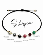 Bransoletki - ZODIAK, Bransoletka Glam, Skorpion - miniaturka - grafika 1