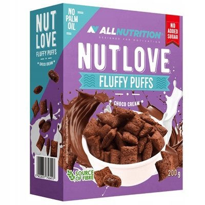 Allnutrition Nutlove Fluffy Puffs Choco Cream 200G Płatki Zbożowe Kakaowe