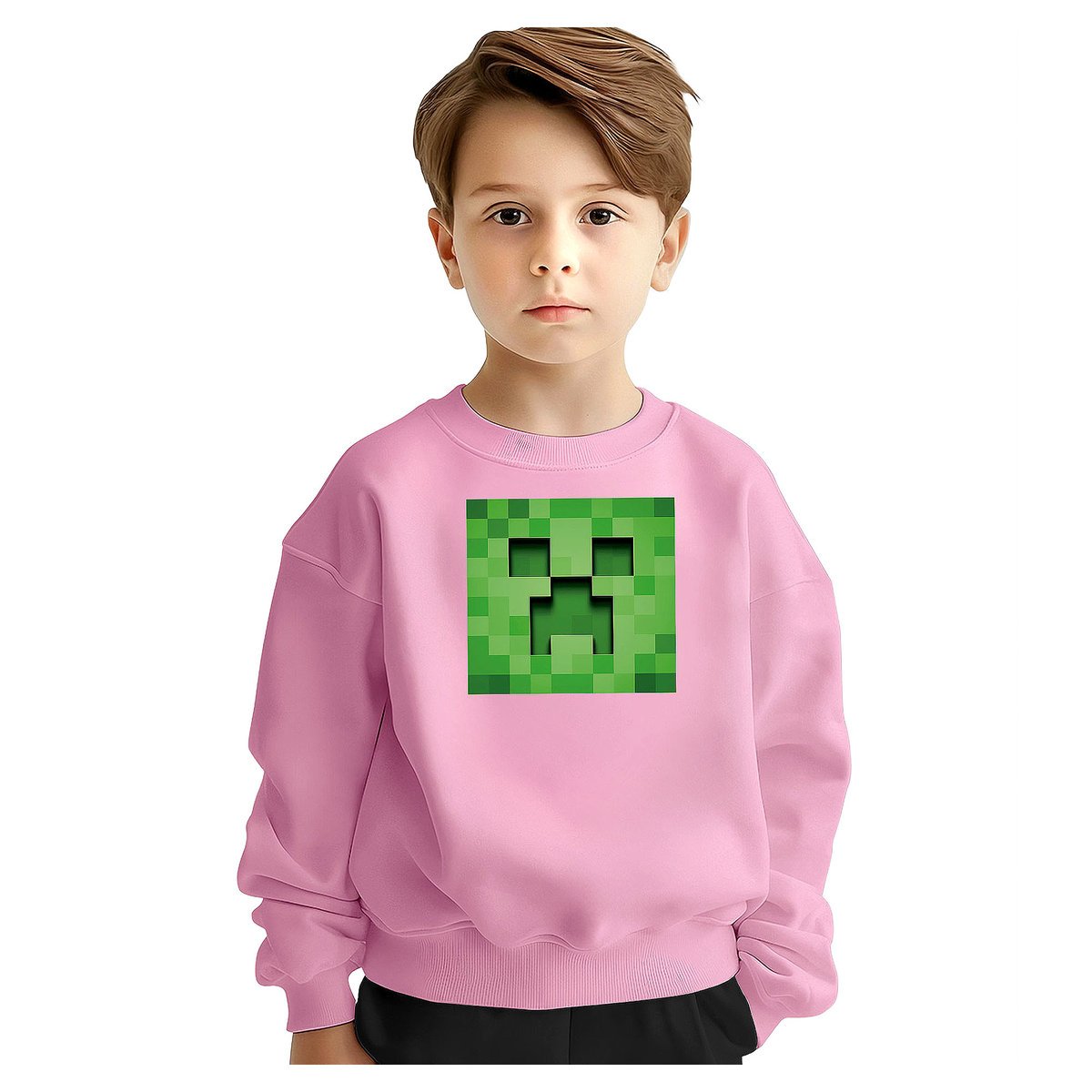 BLUZA DZIECIĘCA MŁODZIEŻOWA MINECRAFT 134-140 WZORY PREZENT JAKOŚĆ