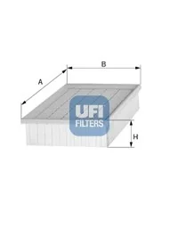 Filtr powietrza UFI Filtry 30.072.00 - Filtry powietrza - miniaturka - grafika 1