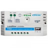 Panele fotowoltaiczne - Regulator ładowania LS1024EU 10A  USB - miniaturka - grafika 1