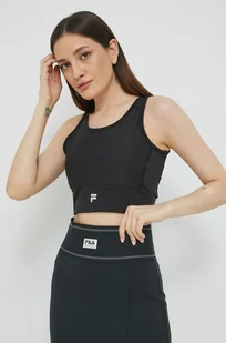 Fila biustonosz sportowy Rafaela kolor czarny gładki - Bielizna sportowa damska - miniaturka - grafika 1