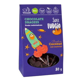 Draże czekoladowe BIO 80 g Super Fudgio - Cukierki Draże czekoladowe BIO 80 g Super Fudgio - Cukierki - miniaturka - grafika 2