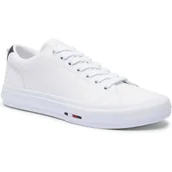 Trampki męskie - Tommy Hilfiger Skórzane tenisówki HI VULC STREET - miniaturka - grafika 1