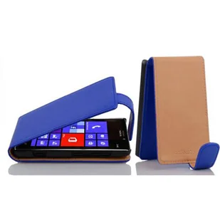 Nokia Cadorabo - Flip Style Hülle für Lumia 925 - Case Cover Schutzhülle Etui Tasche in KÖNIGS-BLAU - Etui i futerały do telefonów - miniaturka - grafika 1