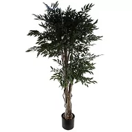 Sztuczne drzewka - Leaf Realistyczne sztuczne japońskie drzewo Fruticosa Ficus, 140 cm UV Ruscus - miniaturka - grafika 1