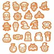 Formy do ciast - Foremki ciastek Halloween 3 Zestaw 23 szt. Wykrawacz - miniaturka - grafika 1