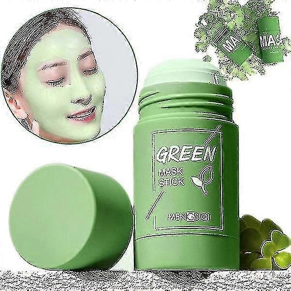 2 Sztuk Oczyszczająca Glinka Zielona Herbata Maska Złuszczająca Maska Usuwa Zaskórniki Głęboko Oczyszczająca Kontrola Oleju Dla Wszystkich Rodzajów...