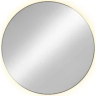 Lustra - Srebrne okrągłe lustro led F2-H46 - miniaturka - grafika 1