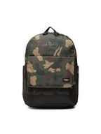Plecaki - Pepe Jeans Plecak Prtobello Camu Backpack PU030061 Khaki - miniaturka - grafika 1