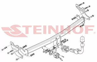 Hak holowniczy Steinhof H-235 - Akcesoria motoryzacyjne - miniaturka - grafika 1