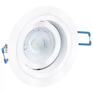 Oprawa HALOGENOWA Podtynkowa Ruchoma GU10 MR16 Okrągła Biała CASSIO LUMILED - Oprawy, klosze i abażury - miniaturka - grafika 1