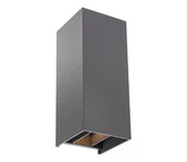 Lampy ogrodowe - Redo 90636 - LED Oświetlenie zewnętrzne SONNY 2xLED/5W/230V 2200/4000K IP54 antracyt - miniaturka - grafika 1