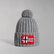 Czapki męskie - SEMIURY 5 MEDIUM GREY MELANGE - miniaturka - grafika 1