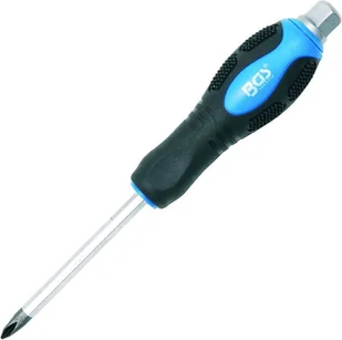 Bgs Technic Wkrętak z 6-kątem, krzyżakowy PH1x 75 mm B.7911 - Śrubokręty - miniaturka - grafika 1