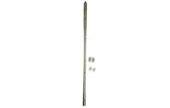 Balustrady i akcesoria - Słupek poręczy MAX35 35 mm 9 otworów H=1280 mm stal nierdzewna(421-641) - miniaturka - grafika 1