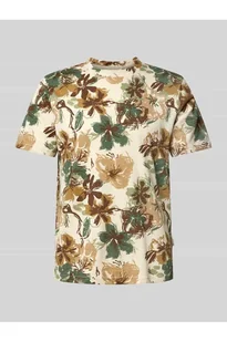 T-shirt z prążkowanym, okrągłym dekoltem model JEMO - Blend - Koszulki męskie - miniaturka - grafika 1