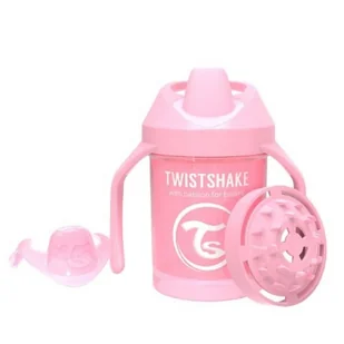 Twistshake Twistshake, Kubek niekapek z uchwytami i mikserem do owoców, Różowy, 230 ml - Kubki dla dzieci - miniaturka - grafika 7