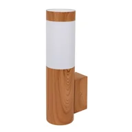 Lampy ogrodowe - Elstead Lighting Kinkiet zewnętrzny Hollis 1 x E27 IP44 drewno - miniaturka - grafika 1