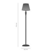 Lampy stojące - Amplex LILOSA 8704 lampa podłogowa 1x7W/E14 IP20 - miniaturka - grafika 1