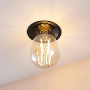 Lampa do zabudowy LED Molto Luce Willi 68R, czarny, aluminium, E27 - Oprawy, klosze i abażury - miniaturka - grafika 1