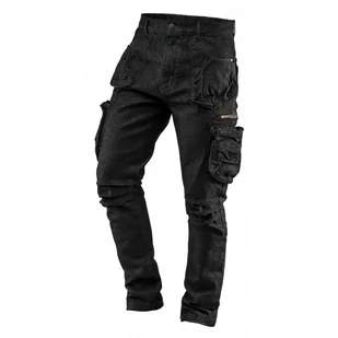 Spodnie robocze dżinsowe Neo Tools Denim czarne : Rozmiar - M - 81-233-M - Odzież robocza - miniaturka - grafika 1