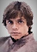 Plakaty - Plakat, POLYamory - Luke Skywalker, Gwiezdne Wojny Star Wars, 30x40 cm - miniaturka - grafika 1