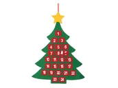 Wielkanoc - GU Kalendarz adwentowy Choinka GU53734 - miniaturka - grafika 1