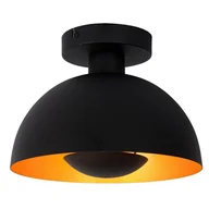 Lampy sufitowe - Lucide LAMPA sufitowa SIEMON 45196/01/30 metalowa OPRAWA hygge kopuła czarna - miniaturka - grafika 1