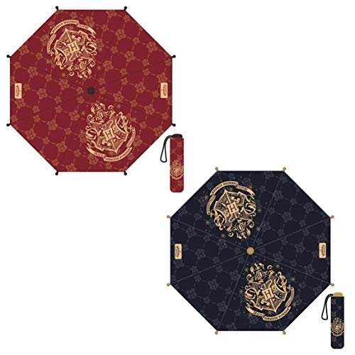Harry Potter Hogwart Ręczny składany parasol - 2 kolory - 1 jednostka losowa, Kolor, único