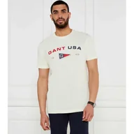 Koszulki męskie - Gant T-shirt GRAPHIC Regular Fit - miniaturka - grafika 1