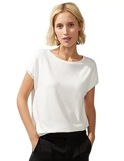 Koszulki i topy damskie - Street One Damska koszulka z haftem, Off White, 44 - grafika 1