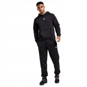 Dresy męskie - Dres Komplet Męski Adidas Essentials Bluza Z Kapturem Spodnie Czarny R. Xl - miniaturka - grafika 1