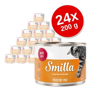 Smilla Puszki z drobiem, 12 x 200 g - Drób z kaczką - Mokra karma dla kotów - miniaturka - grafika 3
