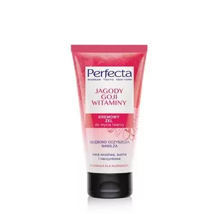 Perfecta Jagody goji i witaminy Kremowy żel do mycia twarzy 150ml - Żele do mycia twarzy - miniaturka - grafika 1
