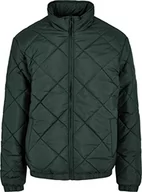 Kurtki męskie - Urban Classics Męska kurtka Diamond Quilted Short Jacket, zielony, 4XL - miniaturka - grafika 1