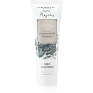 Maseczki do twarzy - Korres Mask & Scrub Natural Clay maseczka głęboko oczyszczająca 18 ml - miniaturka - grafika 1