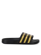 Klapki i japonki damskie - adidas Klapki ADILETTE AQUA EG1758_ Czarny - miniaturka - grafika 1