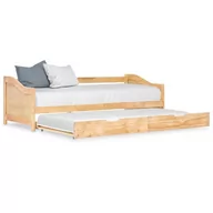 Łóżka - vidaXL Rozkładana rama łóżka/sofy, drewno sosnowe, 90x200 cm - miniaturka - grafika 1