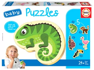 G3 Puzzle 3-5 Zwierzęta tropikalne - Puzzle - miniaturka - grafika 1