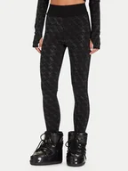 Legginsy - Guess Legginsy W5BB73 K7182 Czarny Slim Fit - miniaturka - grafika 1