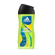 Żele pod prysznic dla mężczyzn - Adidas Żel pod prysznic - Get Ready Hair & Body Shower Gel Żel pod prysznic - Get Ready Hair & Body Shower Gel - miniaturka - grafika 1