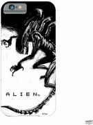 Etui i futerały do telefonów - telefon etui Alien - iPhone 6 Plus Xenomorph Black & White Comic - GS80224 - miniaturka - grafika 1