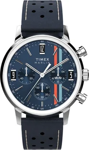 Zegarek Zegarek Timex TW2W99000 Marlin® Chronograph 40mm Leather Strap - Zegarki męskie - miniaturka - grafika 1