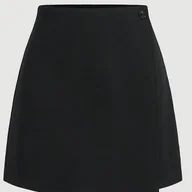 Spódnice - TEMU Spódnica A-Line dla Kobiet - Elegancka, Czarna, Uniwersalna do Biura i na Co Dzień z Elastycznym Paskiem w Talii, Odporna na Zagniecenia, Pranie - miniaturka - grafika 1