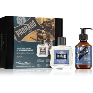 Proraso Zestaw prezentowy Azur Lime - balsam i szampon do brody - Zestawy kosmetyków męskich - miniaturka - grafika 1