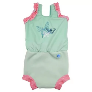 Stroje kąpielowe dla dziewczynek - Splash About dziewczęcy strój Baby Nappy -, zielony, L CHNDFL - grafika 1