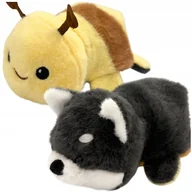 Maskotki i pluszaki - Pluszowa pszczółka zmieniająca się w szopa pluszak 2w1 przytulanka miś szop - miniaturka - grafika 1